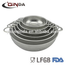 stainless steel rice washing sieves & strainer